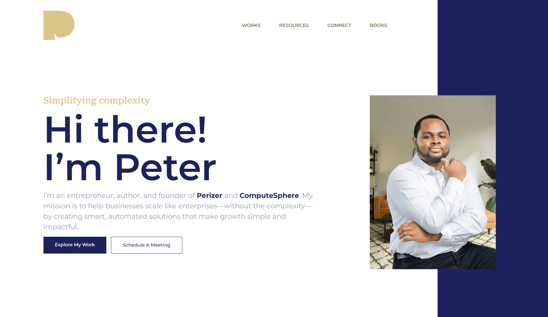 Client Personal Website